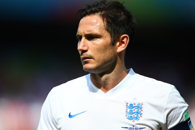 BELO HORIZONTE, BRAZIL - JUNE 24:  Frank Lampard of England looks on during the 2014 FIFA World Cup Brazil Group D match between Costa Rica and England at Estadio Mineirao on June 24, 2014 in Belo Horizonte, Brazil.  (Photo by Ian Walton/Getty Images)