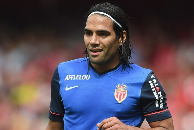 LONDON, ENGLAND - AUGUST 02:  Falcao of Monaco in action during the Emirates Cup match between Valencia and AS Monaco at the Emirates Stadium on August 2, 2014 in London, England.  (Photo by Michael Regan/Getty Images)