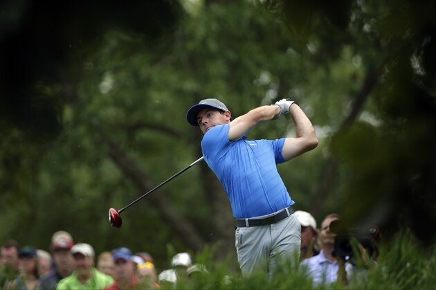 Rory McIlroy, of Northern Ireland, watches his tee shot on the 18th hole during the third round of the PGA Championship golf tournament at Valhalla Golf Club on Saturday, Aug. 9, 2014, in Louisville, Ky. (AP Photo/David J. Phillip) Rory McIlroy, of Northern Ireland, watches his tee shot on the 18th hole during the third round of the PGA Championship golf tournament at Valhalla Golf Club on Saturday, Aug. 9, 2014, in Louisville, Ky. (AP Photo/David J. Phillip)