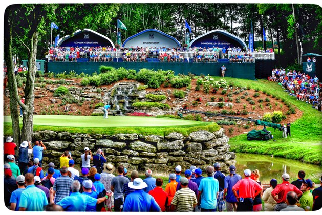 LOUISVILLE, KY - AUGUST 09: (EDITORS NOTE: This image was processed using digital filters) Rory McIlroy of Northern Ireland reacts to a missed putt for birdie on the 13th hole during the third round of the 96th PGA Championship at Valhalla Golf Club on August 9, 2014 in Louisville, Kentucky. (Photo by Jeff Gross/Getty Images) LOUISVILLE, KY - AUGUST 09: (EDITORS NOTE: This image was processed using digital filters) Rory McIlroy of Northern Ireland reacts to a missed putt for birdie on the 13th hole during the third round of the 96th PGA Championship at Valhalla Golf Club on August 9, 2014 in Louisville, Kentucky. (Photo by Jeff Gross/Getty Images)