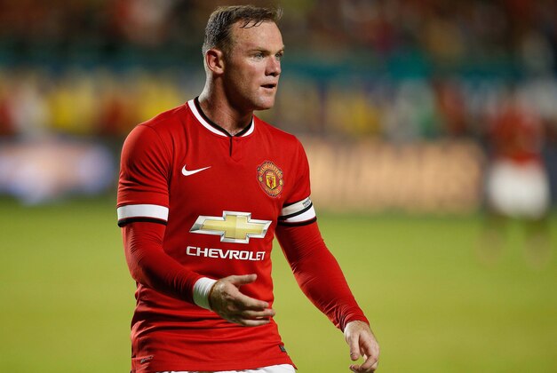 Aug 4, 2014; Miami Gardens, FL, USA; Manchester United forward Wayne Rooney (10) reacts in the second half of a game against Liverpool at Sun Life Stadium. Mandatory Credit: Robert Mayer-USA TODAY Sports Aug 4, 2014; Miami Gardens, FL, USA; Manchester United forward Wayne Rooney (10) reacts in the second half of a game against Liverpool at Sun Life Stadium. Mandatory Credit: Robert Mayer-USA TODAY Sports