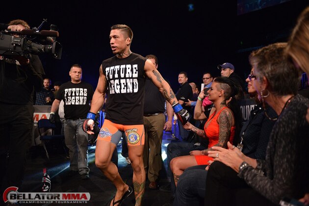 War Machine and Christy Mack prior to his fight with Ron Keslar in October