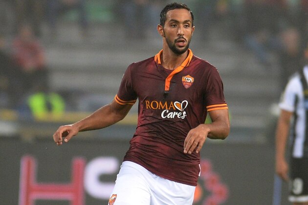 UDINE, ITALY - OCTOBER 27:  Mehdi Benatia of AS Roma in action during the Serie A match between Udinese Calcio and AS Roma at Stadio Friuli on October 27, 2013 in Udine, Italy.  (Photo by Dino Panato/Getty Images)