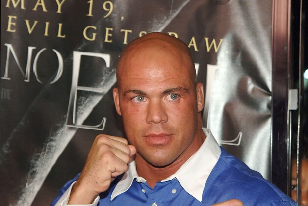 Kurt Angle, WWE Smackdown Superstar during 'See No Evil' Premiere - Arrivals in Los Angeles, California, United States. (Photo by J.Sciulli/WireImage for LIONSGATE)