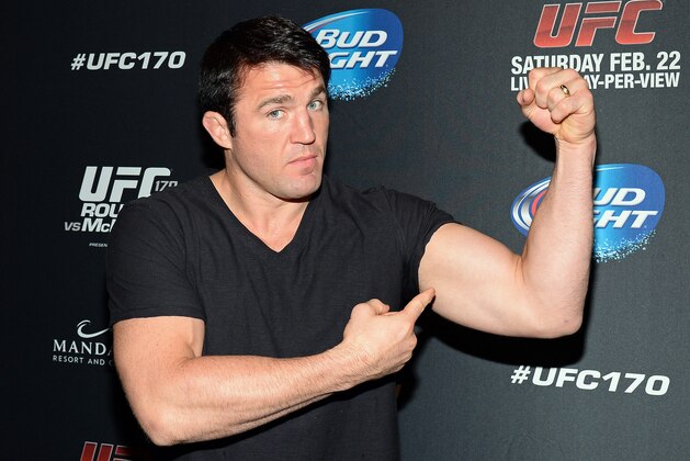 LAS VEGAS, NV - FEBRUARY 22:  Mixed martial artist Chael Sonnen attends the UFC 170 event at the Mandalay Bay Events Center on February 22, 2014 in Las Vegas, Nevada.  (Photo by Ethan Miller/Getty Images)