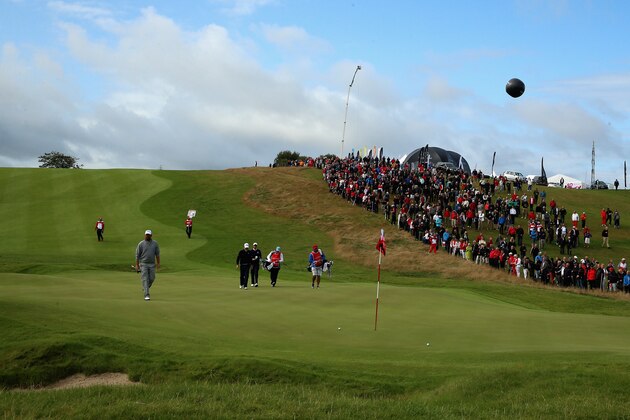 AALBORG, DENMARK - AUGUST 14:  Thomas Bjorn of Denmark putts on the 17th hole during the first round of the Made In Denmark at Himmerland Golf & Spa Resort on August 14, 2014 in Aalborg, Denmark.  (Photo by Andrew Redington/Getty Images)