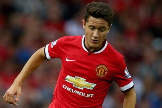 MANCHESTER, ENGLAND - AUGUST 12: Ander Herrera of Manchester United in action during the Pre Season Friendly match between Manchester United and Valencia at Old Trafford on August 12, 2014 in Manchester, England.  (Photo by Clive Brunskill/Getty Images)