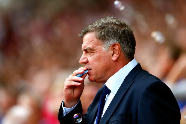 LONDON, ENGLAND - AUGUST 16:  Sam Allardyce the West Ham manager looks on during the Barclays Premier League match between West Ham United and Tottenham Hotspur at Boleyn Ground on August 16, 2014 in London, England.  (Photo by Julian Finney/Getty Images)