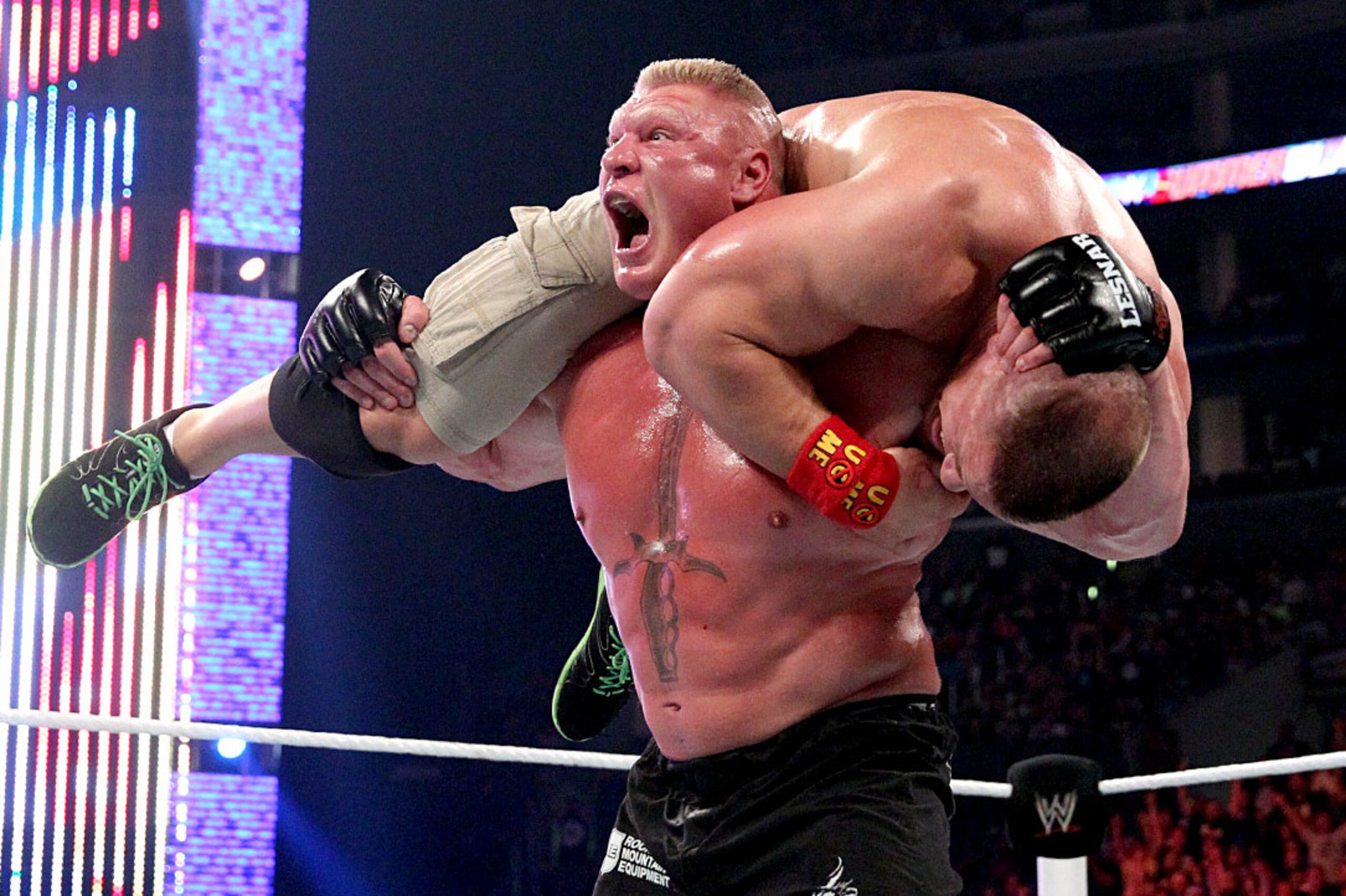 Brock Lesnar and John Cena