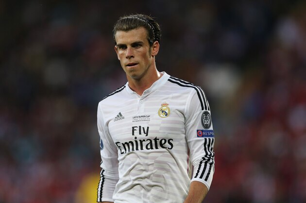 CARDIFF, WALES - AUGUST 12: Gareth Bale of Real Madrid looks on during the UEFA Super Cup match between  Real Madrid and Sevilla at Cardiff City Stadium on August 12, 2014 Cardiff, Wales. (Photo by Ian MacNicol/Getty Images)