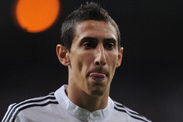 MADRID, SPAIN - AUGUST 19:  Angel di Maria looks on during the Supercopa first leg match between Real Madrid and Club Atletico de Madrid     at Estadio Santiago Bernabeu on August 19, 2014 in Madrid, Spain.  (Photo by Denis Doyle/Getty Images)