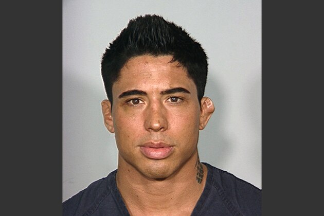 This undated photo provided by the Las Vegas Metropolitan Police Department shows Johathan Koppenhaver, who appeared in UFC's Ultimate Fighter TV show in 2007. Koppenhaver was arrested Friday, Aug. 15, 2014, in California on suspicion of beating his ex-girlfriend so severely in Las Vegas that she feared for her life. (AP Photo/Las Vegas Metropolitan Police Department, File)
