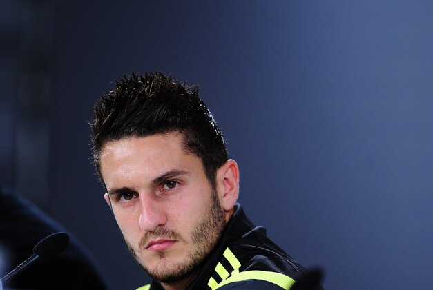 Spain's player Koke attends a press conference at the Atletico Paranaense training center in Curitiba, Brazil, Friday, June 20, 2014. Spain will play in group B of the Brazil 2014 World Cup. (AP Photo/Manu Fernandez)
