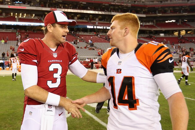 GLENDALE, AZ - AUGUST 24:  Quarterback Carson Palmer