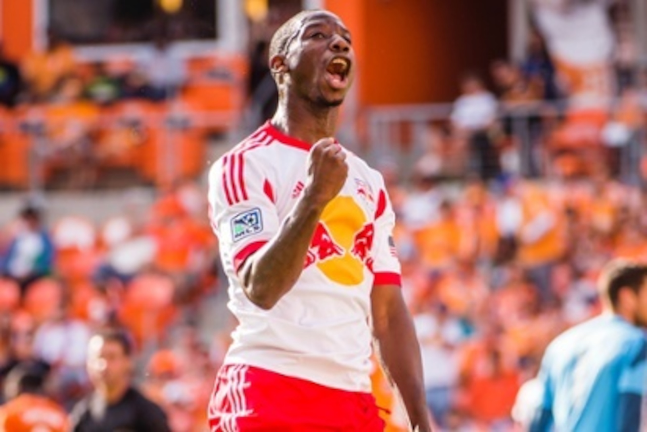 Aug 6, 2014; Portland, OR, USA; MLS All Stars forward Bradley Wright-Phillips (99) of the New York Red Bulls celebrates after scoring a goal in the second half against Bayern Munich during the 2014 MLS All Star Game at Providence Park. Mandatory Credit: Craig Mitchelldyer-USA TODAY Sports Aug 6, 2014; Portland, OR, USA; MLS All Stars forward Bradley Wright-Phillips (99) of the New York Red Bulls celebrates after scoring a goal in the second half against Bayern Munich during the 2014 MLS All Star Game at Providence Park. Mandatory Credit: Craig Mitchelldyer-USA TODAY Sports