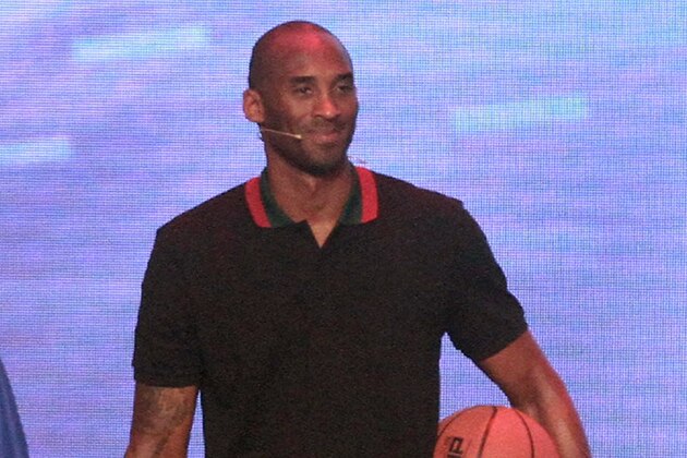 BEIJING, CHINA - AUGUST 05:  (CHINA OUT) NBA player Kobe Bryant attends new product release conference of Lenovo on August 5, 2014 in Beijing, China. (Photo by ChinaFotoPress/ChinaFotoPress via Getty Images)