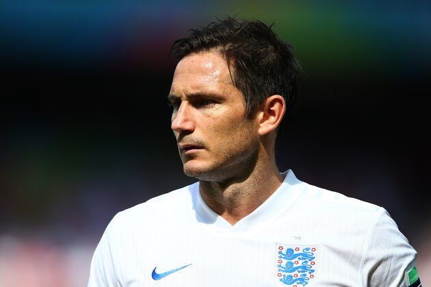 BELO HORIZONTE, BRAZIL - JUNE 24:  Frank Lampard of England looks on during the 2014 FIFA World Cup Brazil Group D match between Costa Rica and England at Estadio Mineirao on June 24, 2014 in Belo Horizonte, Brazil.  (Photo by Ian Walton/Getty Images)