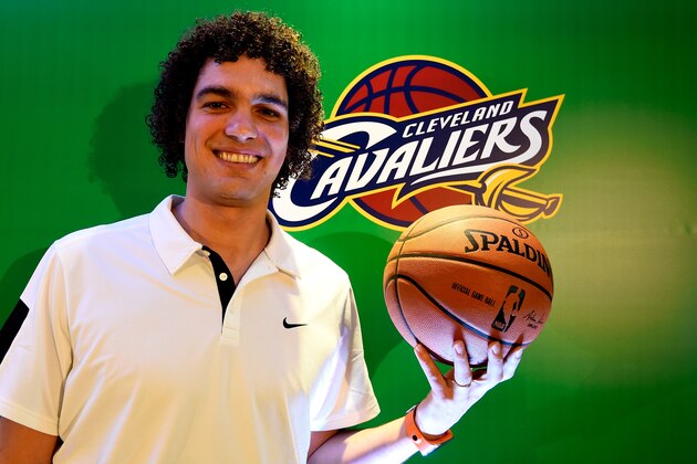RIO DE JANEIRO, BRAZIL - AUGUST 06:  Anderson Varejao attends a press conference to announce the NBA Global Games Rio 2014 Miami Heat v Cleveland Cavaliers on August 6, 2014 in Rio de Janeiro, Brazil.  (Photo by Buda Mendes/Getty Images)