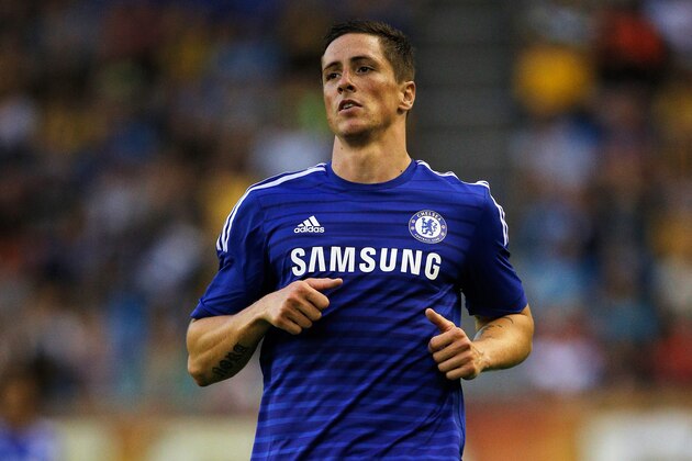 ARNHEM, NETHERLANDS - JULY 30:  Fernando Torres of Chelsea in action during the pre season friendly match between Vitesse Arnhem and Chelsea at the Gelredome Stadium on July 30, 2014 in Arnhem, Netherlands.  (Photo by Dean Mouhtaropoulos/Getty Images)