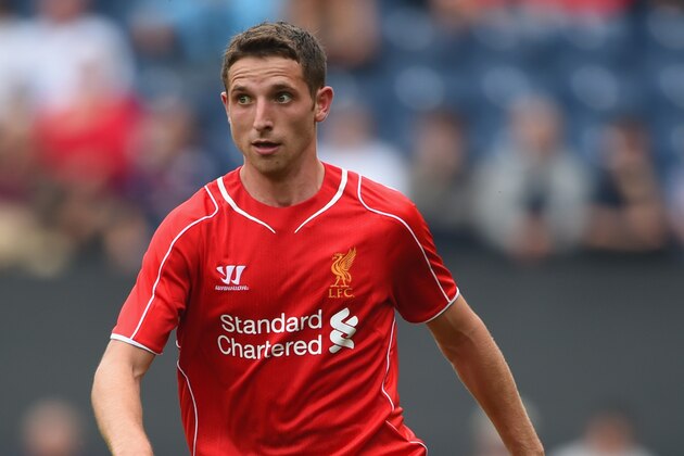 PRESTON, LANCASHIRE - JULY 19:  Joe Allen of Liverpool in action during the pre season friendly match between Preston North End and Liverpool at Deepdale on July 19, 2014 in Preston, Lancashire.  (Photo by Michael Regan/Getty Images)