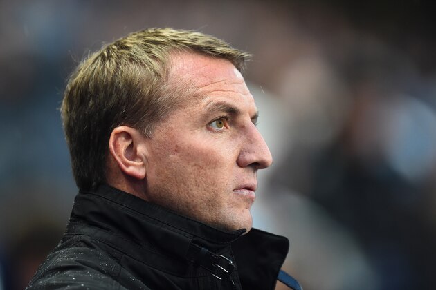 MANCHESTER, ENGLAND - AUGUST 25:   Liverpool Manager Brendan Rodgers looks on prior to the Barclays Premier League match between Manchester City and Liverpool at the Etihad Stadium on August 25, 2014 in Manchester, England.  (Photo by Laurence Griffiths/Getty Images)