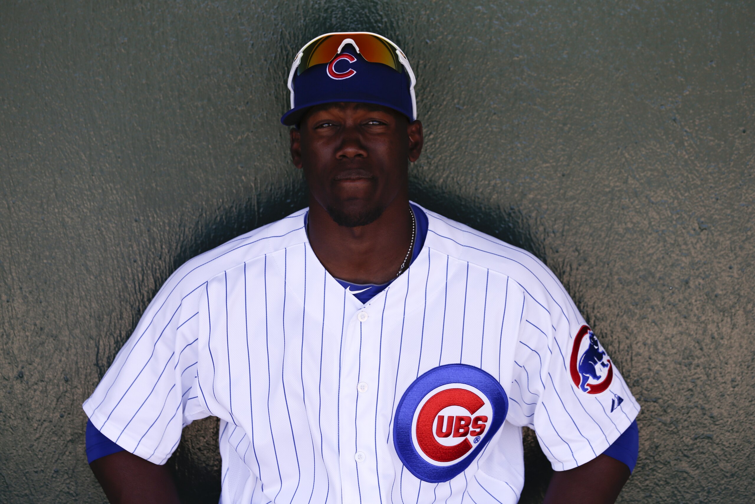 Chicago Cubs right fielder Jorge Soler plays during a spring training baseball game against the Colorado Rockies in Mesa, Ariz. Wednesday, March 13, 2013. (AP Photo/Chris Carlson)