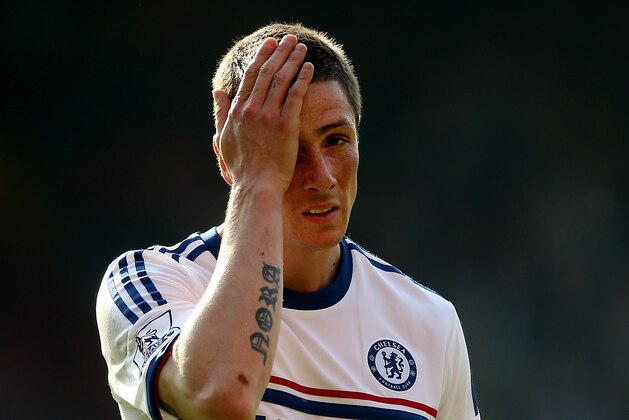 LONDON, ENGLAND - MARCH 29:  Chelsea's Fernando Torres during the Barclays Premier League match between Crystal Palace and Chelsea at Selhurst Park on March 29, 2014 in London, England.  (Photo by Scott Heavey/Getty Images)
