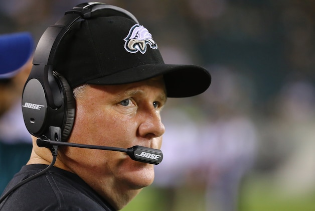 PHILADELPHIA, PA - AUGUST 21:  Head Coach Chip Kelly of the Philadelphia Eagles looks on gainst the Pittsburgh Steelers during their Pre Season game at Lincoln Financial Field on August 21, 2014 in Philadelphia, Pennsylvania.  (Photo by Al Bello/Getty Images)