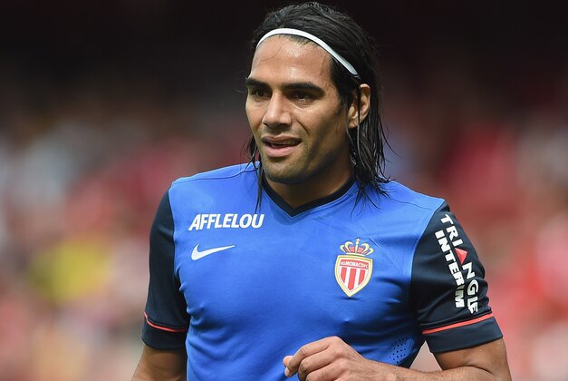 LONDON, ENGLAND - AUGUST 02:  Falcao of Monaco in action during the Emirates Cup match between Valencia and AS Monaco at the Emirates Stadium on August 2, 2014 in London, England.  (Photo by Michael Regan/Getty Images)
