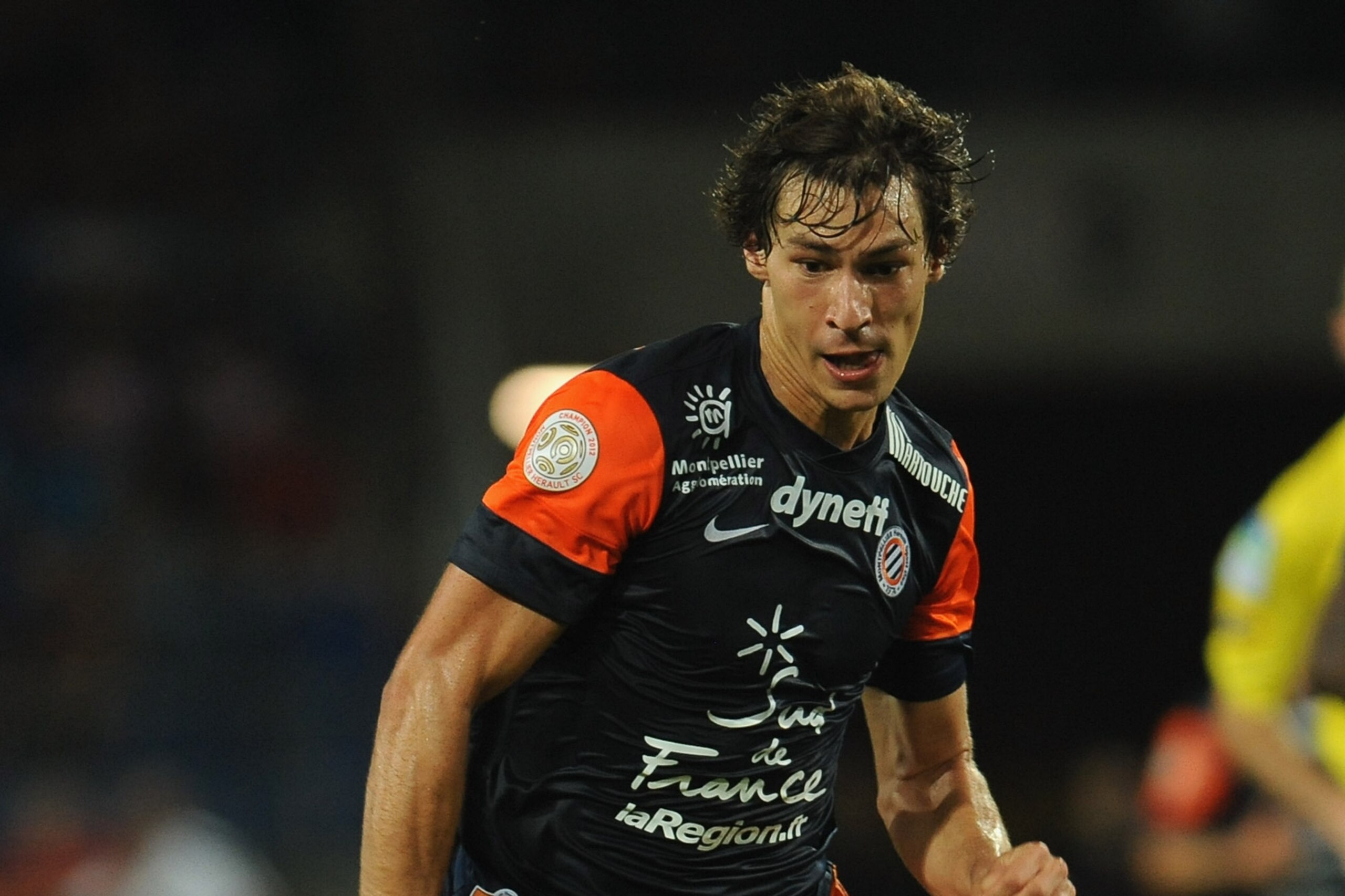 MONTPELLIER, FRANCE - AUGUST 10:  Benjamin Stambouli of Montpellier Herault SC in action during the Ligue 1 match between Montpellier Herault SC and Toulouse FC at Stade de la Mosson on August 10, 2012 in Montpellier, France.  (Photo by Valerio Pennicino/Getty Images)