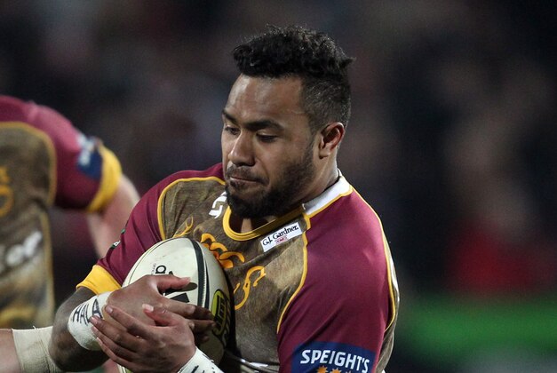 INVERCARGILL, NEW ZEALAND - AUGUST 30:  Willis Halaholo of Southland is tackled by Jayden Spence of Otago during the ITM Cup match between Southland and Otago on August 30, 2014 in Invercargill, New Zealand.  (Photo by Rob Jefferies/Getty Images)
