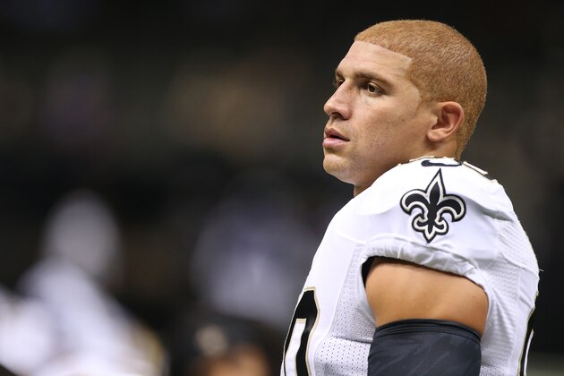 NEW ORLEANS, LA - AUGUST 28:  Jimmy Graham #80 of the New Orleans Saints warms up before playing the Baltimore Ravens at the Mercedes-Benz Superdome on August 28, 2014 in New Orleans, Louisiana.  (Photo by Chris Graythen/Getty Images)
