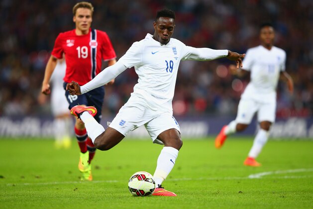 LONDON, ENGLAND - SEPTEMBER 03:  Danny Welbeck of England in action during the International friendly match between England and Norway at Wembley Stadium on September 3, 2014 in London, England.  (Photo by Ian Walton/Getty Images)