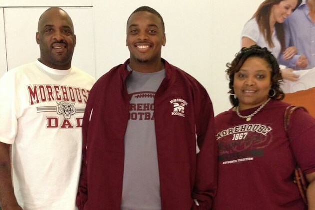 Verlee Thompson and Trovante'’s father, Troy Thompson, a former University of Memphis linebacker (1988-91) have become so involved in their son’s athletic accomplishments that it’s safe to assume they have become season ticket holders for Morehouse football.