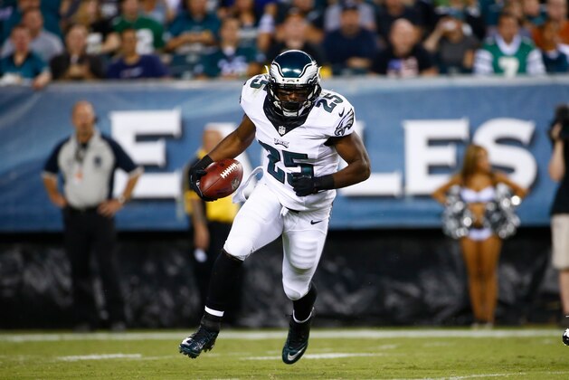 Philadelphia Eagles' LeSean McCoy rushes during the first half of an NFL preseason football game against the Pittsburgh Steelers, Thursday, Aug. 21, 2014, in Philadelphia. (AP Photo/Matt Rourke) Philadelphia Eagles' LeSean McCoy rushes during the first half of an NFL preseason football game against the Pittsburgh Steelers, Thursday, Aug. 21, 2014, in Philadelphia. (AP Photo/Matt Rourke)