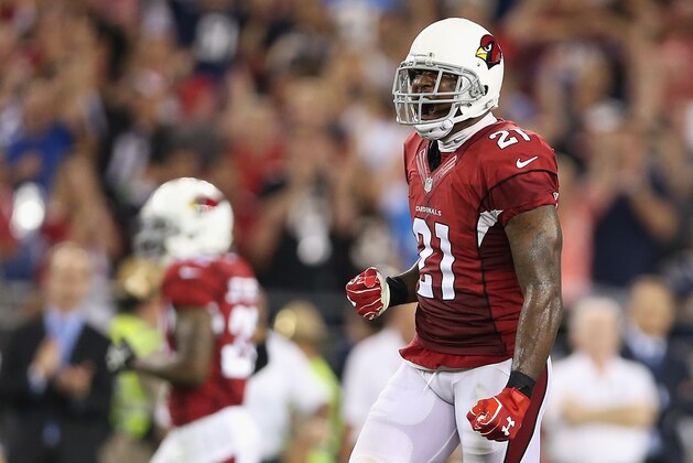 GLENDALE, AZ - SEPTEMBER 08: Cornerback Patrick Peterson GLENDALE, AZ - SEPTEMBER 08: Cornerback Patrick Peterson