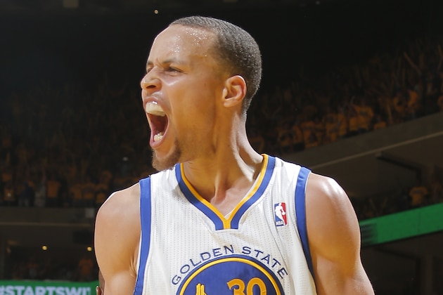 OAKLAND, CA - APRIL 27: Stephen Curry #30 of the Golden State Warriors during a game against the Los Angeles Clippers in Game Four of the Western Conference Quarterfinals during the 2014 NBA Playoffs at Oracle Arena on April 27, 2014 in Oakland, California. NOTE TO USER: User expressly acknowledges and agrees that, by downloading and/or using this Photograph, user is consenting to the terms and conditions of Getty Images License Agreement. Mandatory Copyright Notice: Copyright 2014 NBAE (Photo by Rocky Widner/NBAE via Getty Images)