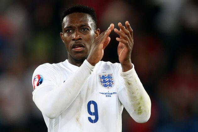 BASEL, SWITZERLAND - SEPTEMBER 08: Danny Welbeck of England applauds the fans after the EURO 2016 Qualifier match between Switzerland and England on September 8, 2014 in Basel, Switzerland. (Photo by Philipp Schmidli/Getty Images)