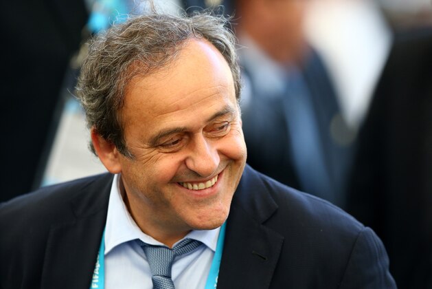 RIO DE JANEIRO, BRAZIL - JULY 13:  UEFA President Michel Platini looks on prior to the 2014 FIFA World Cup Brazil Final match between Germany and Argentina at Maracana on July 13, 2014 in Rio de Janeiro, Brazil.  (Photo by Robert Cianflone/Getty Images)