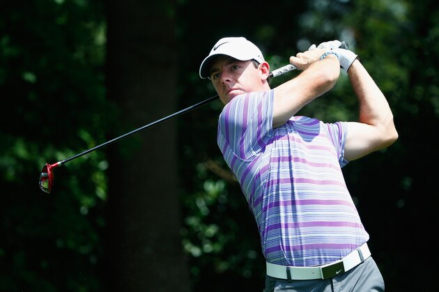 ATLANTA, GA - SEPTEMBER 11:  Rory McIlroy of Northern Ireland watches his tee shot on the third hole during the first round of the TOUR Championship by Coca-Cola at the East Lake Golf Club on September 11, 2014 in Atlanta, Georgia.  (Photo by Sam Greenwood/Getty Images)