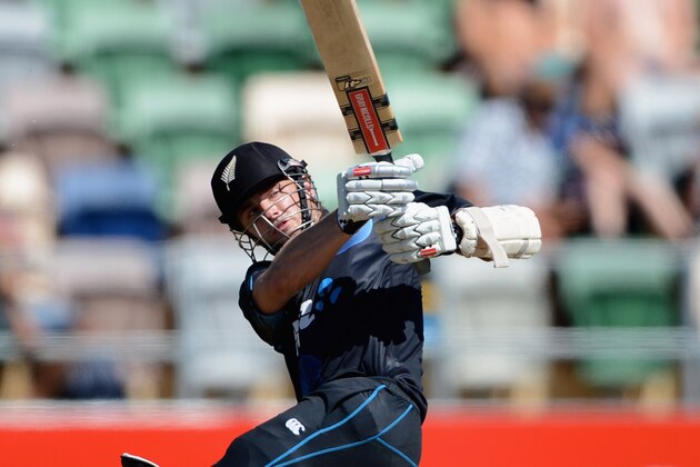 NAPIER, NEW ZEALAND - FEBRUARY 20:  Kane Williamson of New Zealand bats during the second match of the international Twenty20 series between New Zealand and England at McLean Park on February 20, 2013 in Napier, New Zealand.  (Photo by Gareth Copley/Getty Images)