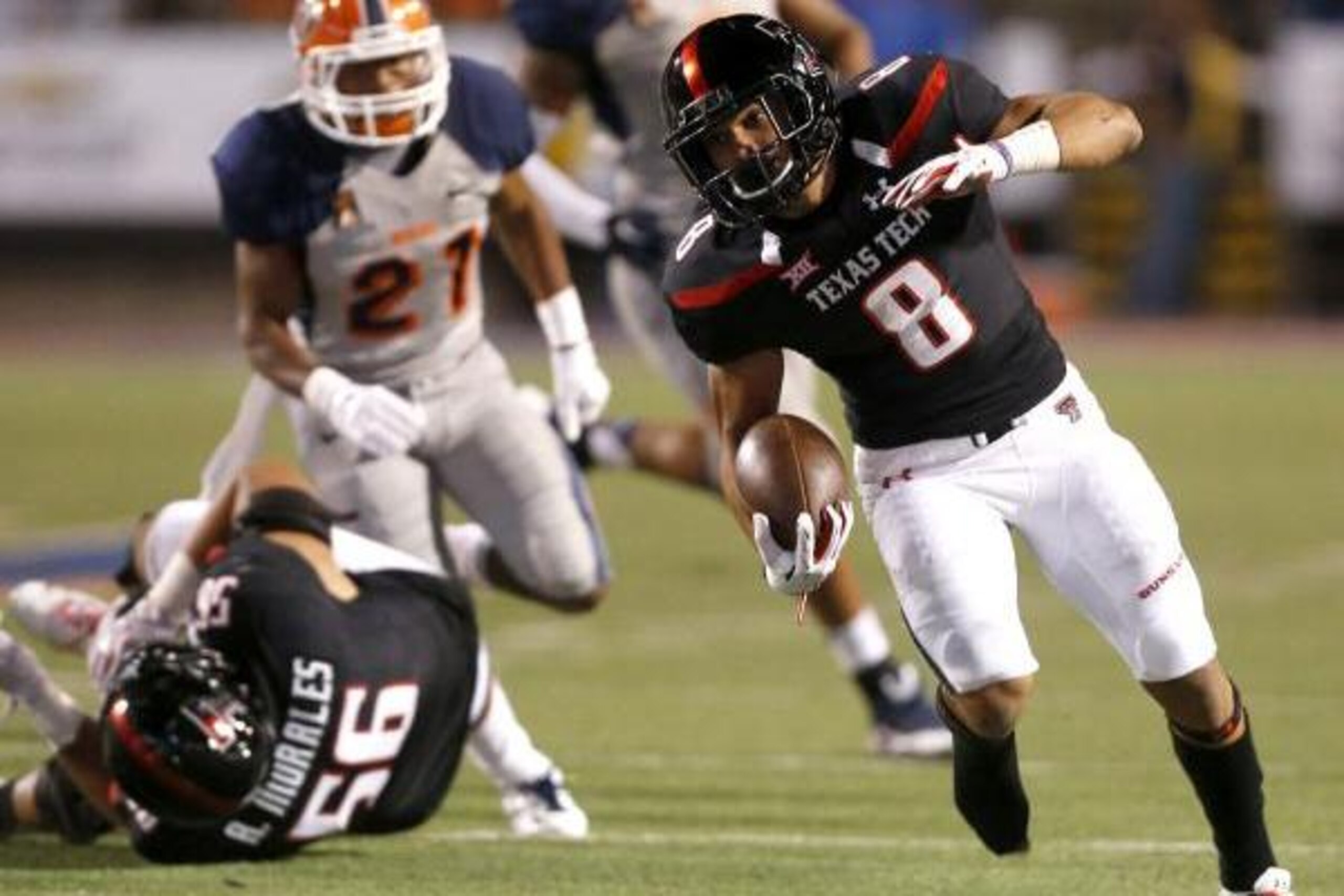 Stockton found plenty of room to run against UTEP.