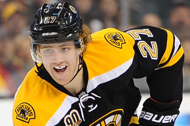 BOSTON, MA - FEBRUARY 8: Dougie Hamilton #27 of the Boston Bruins skates with the puck against the Ottawa Senators at the TD Garden on February 8, 2014 in Boston, Massachusetts. (Photo by Brian Babineau/NHLI via Getty Images) BOSTON, MA - FEBRUARY 8: Dougie Hamilton #27 of the Boston Bruins skates with the puck against the Ottawa Senators at the TD Garden on February 8, 2014 in Boston, Massachusetts. (Photo by Brian Babineau/NHLI via Getty Images)