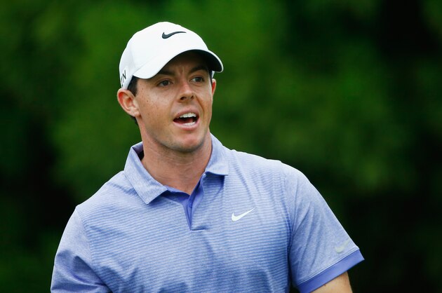 ATLANTA, GA - SEPTEMBER 14:  Rory McIlroy of Northern Ireland walks on the second hole during the final round of the TOUR Championship by Coca-Cola at the East Lake Golf Club on September 14, 2014 in Atlanta, Georgia.  (Photo by Sam Greenwood/Getty Images)