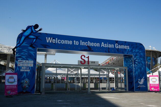 INCHEON, SOUTH KOREA - SEPTEMBER 18:  A general view of Incheon main Stadium of the 17th Asian Games oon September 18, 2014 in Incheon, South Korea.  (Photo by Lintao Zhang/Getty Images)