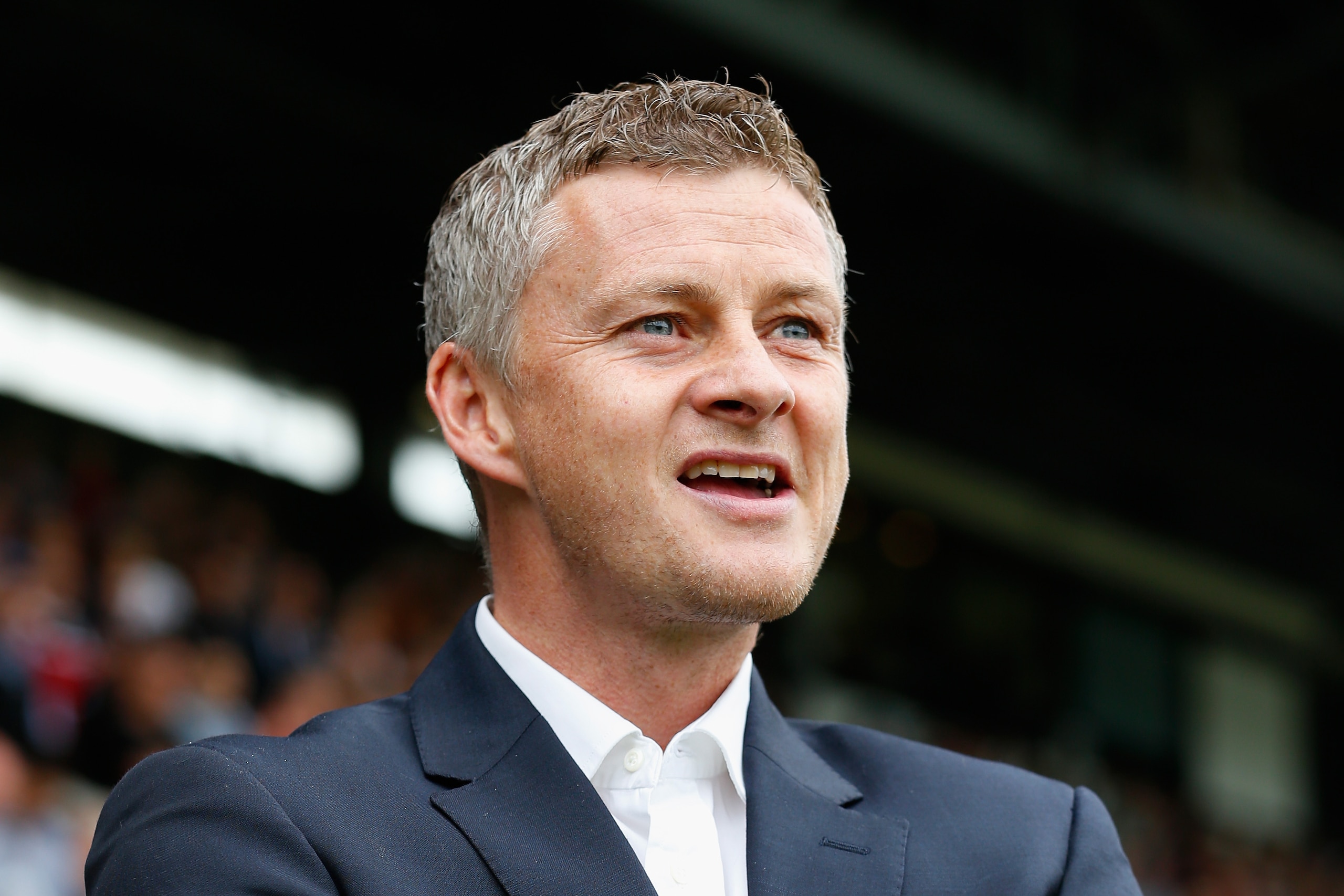 LONDON, ENGLAND - AUGUST 30: Cardiff City manager Ole Gunnar Solskjaer looks on before kick off during the Sky Bet Championship match between Fulham and Cardiff City at Craven Cottage on August 30, 2014 in London, England. (Photo by Harry Engels/Getty Images) LONDON, ENGLAND - AUGUST 30: Cardiff City manager Ole Gunnar Solskjaer looks on before kick off during the Sky Bet Championship match between Fulham and Cardiff City at Craven Cottage on August 30, 2014 in London, England. (Photo by Harry Engels/Getty Images)