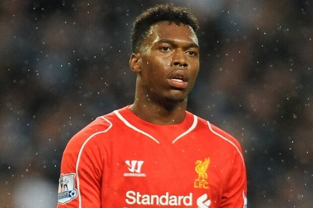 Liverpool's Daniel Sturridge during the English Premier League soccer match between Manchester City and Liverpool at the Etihad Stadium, in Manchester, England, Monday, Aug. 25, 2014. (AP Photo/Rui Vieira)
