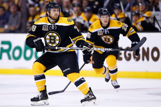 BOSTON, MA - DECEMBER 21:  David Warsofsky #79 of the Boston Bruins skates against the Buffalo Sabres during the game at TD Garden on December 21, 2013 in Boston, Massachusetts.  (Photo by Jared Wickerham/Getty Images)
