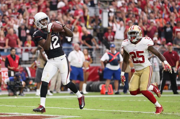 GLENDALE, AZ - SEPTEMBER 21: Wide receiver John Brown