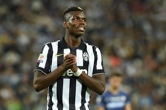 TURIN, ITALY - SEPTEMBER 13:  Paul Pogba of Juventus FC reacts during the Serie A match between Juventus FC and Udinese Calcio at Juventus Arena on September 13, 2014 in Turin, Italy.  (Photo by Valerio Pennicino/Getty Images)